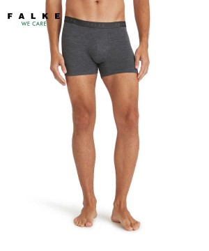 Boxer & Slips Barbati Falke Boxer Daily ClimaWool Gri | 6013GSZMT