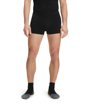 Boxer & Slips Barbati Falke Boxer Warm Negrii | 9107FRJPQ