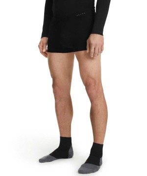 Boxer & Slips Barbati Falke Boxer Wool-Tech Light Negrii | 1820BCYQZ