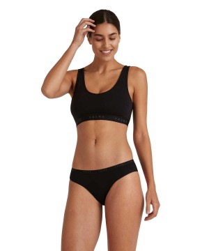 Bras & Tops Dama Falke 2-Pack Bustier Daily Comfort Negrii | 8015TUDLC
