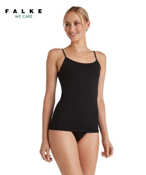 Bras & Tops Dama Falke Top Daily Natural Negrii | 5027TWUOY