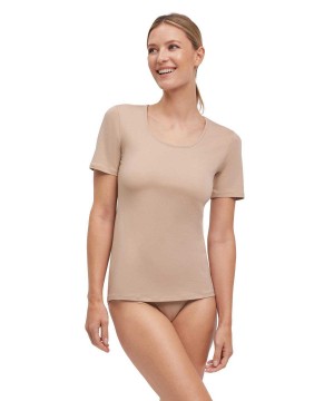 Camasa Dama Falke 2-Pack T-Shirt Round-neck Daily Comfort Maro | 5632HVRZG