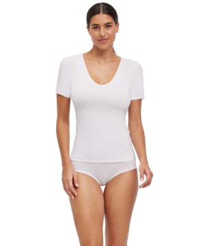 Camasa Dama Falke T-Shirt V-neck Daily Climate Control Albi | 2971USEGQ