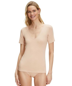 Camasa Dama Falke T-Shirt V-neck Daily Climate Control Maro | 3298AWBTU