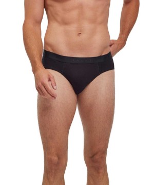 Chiloți Barbati Falke 2-Pack Slip Daily Comfort Negrii | 1058HOFJW