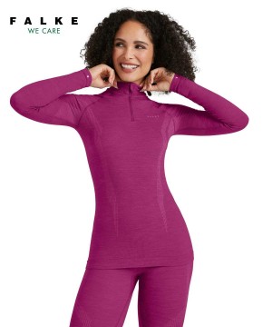 Cămașă Cu Mânecă Lungă Dama Falke Long sleeve shirt Wool-Tech Violet | 8459YLAKZ