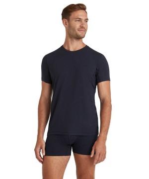 Cămașă Cu Mânecă Scurtă Barbati Falke T-Shirt Round-neck Daily Climate Control Gri | 8427CZWFN