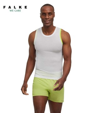 Cămașă Cu Mânecă Scurtă Barbati Falke Tanktop Ultralight Cool Albi | 4971PDNFB