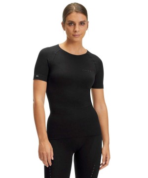 Cămașă Cu Mânecă Scurtă Dama Falke Impulse Running T-Shirt Round-neck Health Negrii | 0348SPOZL