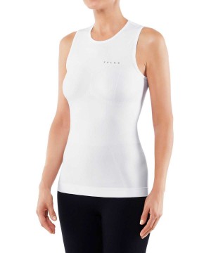 Cămașă Cu Mânecă Scurtă Dama Falke Tanktop Warm Albi | 0834RLMUK