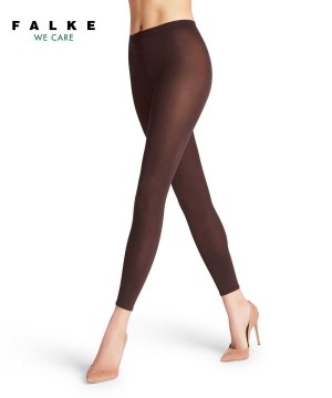 Colanti Dama Falke Cotton Touch Leggings Maro | 8376HDFTP