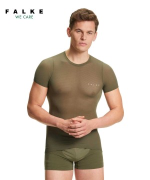Functional Underwear Barbati Falke T-Shirt Ultralight Cool Verzi | 1509DRYST