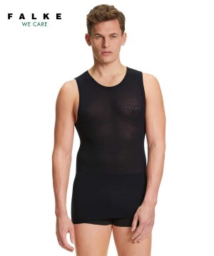 Functional Underwear Barbati Falke Top Ultralight Cool Negrii | 3054HFRNV
