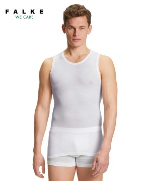 Functional Underwear Barbati Falke Top Ultralight Cool Albi | 2680NPDEZ