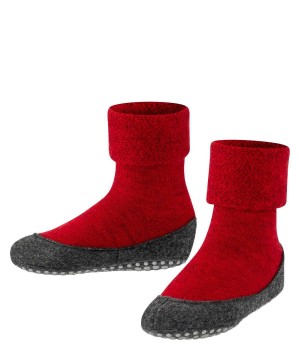 House Socks & Slippers Copii Falke Cosyshoe Minis Slippers Rosii | 6574JAUYN