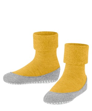 House Socks & Slippers Copii Falke Cosyshoe Minis Slippers Galbeni | 9850HSVBA
