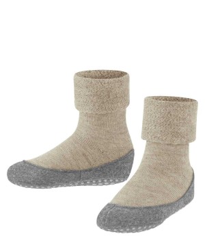 House Socks & Slippers Copii Falke Cosyshoe Minis Slippers Bej | 1078RUVIK