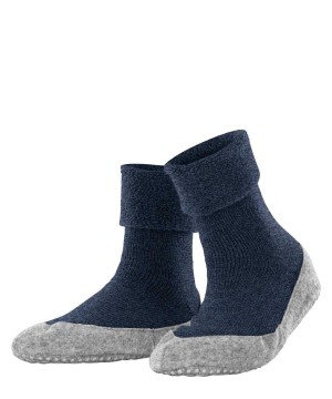 House Socks & Slippers Dama Falke Cosyshoe Slippers Albastri | 9862SPFYT