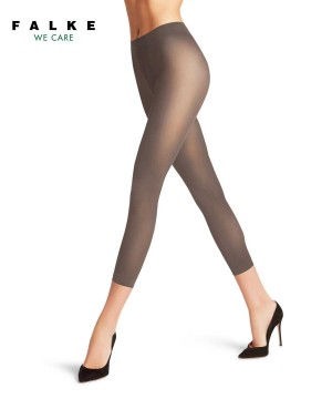 Leggings & Capri Dama Falke Pure Matt 50 DEN Capri Maro | 5602RFSAI