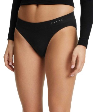 Lenjerie Dama Falke Brief Warm Negrii | 6075VMQAC
