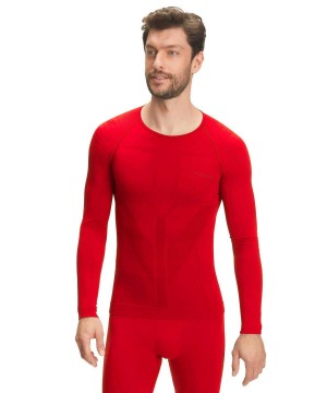 Long Sleeve T-Shirts Barbati Falke Long sleeve shirt Warm Rosii | 6475SWNIU