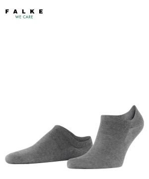 No Show Socks Barbati Falke ClimaWool Invisibles Gri | 1598HLOWN