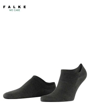 No Show Socks Barbati Falke ClimaWool Invisibles Gri | 3614GZIKF