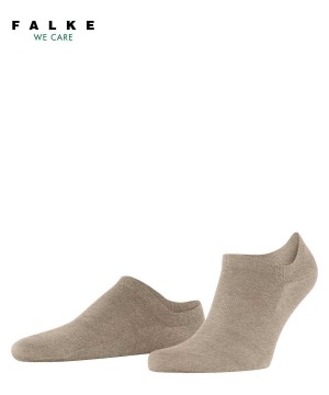 No Show Socks Barbati Falke ClimaWool Invisibles Gri | 5821HLJVZ