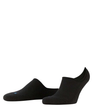 No Show Socks Barbati Falke Keep Warm Invisibles Negrii | 1094ADSJL