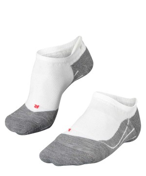 No Show Socks Barbati Falke RU4 Endurance Invisible Running Invisibles Albi | 4518VTBDI