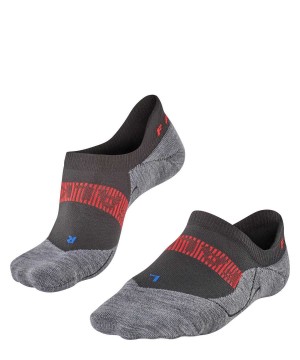 No Show Socks Barbati Falke RU4 Endurance Cool Invisible Running Invisibles Negrii | 0365KTBSG