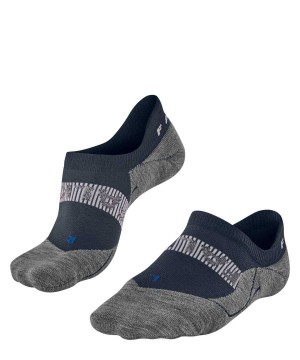 No Show Socks Barbati Falke RU4 Endurance Cool Invisible Running Invisibles Albastri | 4069ZVMSH