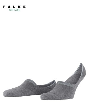 No Show Socks Barbati Falke Step High Cut Invisibles Gri | 5387DHJGC