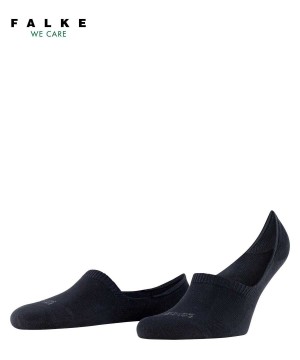 No Show Socks Barbati Falke Step High Cut Invisibles Albastri | 9243MADSN