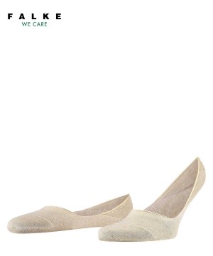 No Show Socks Barbati Falke Step Medium Cut Box Invisibles Bej | 5490AUZLF