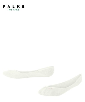 No Show Socks Copii Falke Ballerina Invisibles Albi | 5403EVPHC