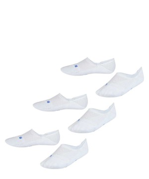 No Show Socks Copii Falke Cool Kick 3-Pack Invisibles Albi | 5942ZLPKX