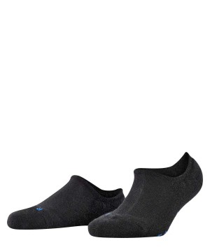 No Show Socks Dama Falke Keep Warm Invisibles Negrii | 2591NGZUY