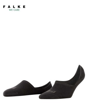 No Show Socks Dama Falke Step High Cut Invisibles Negrii | 1072MDOPG