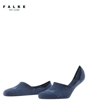 No Show Socks Dama Falke Step High Cut Invisibles Albastri | 8190WEOZD