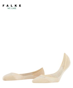 No Show Socks Dama Falke Step Medium Cut Invisibles Bej | 4059OLNDW