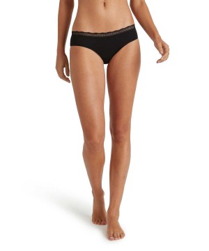 Panties & Slips Dama Falke Slip Daily Lace Negrii | 2568RLETW