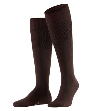 Sosete Barbati Falke Airport Knee-high Socks Maro | 8216WJAMU
