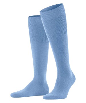 Sosete Barbati Falke Airport Knee-high Socks Albastri | 2708MWNGJ