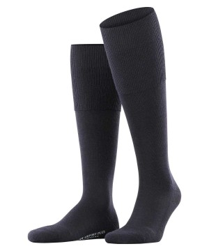 Sosete Barbati Falke Airport Plus Knee-high Socks Albastri | 5284FHGSK