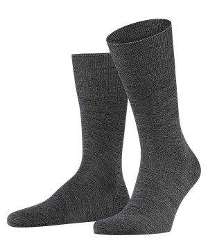 Sosete Barbati Falke Airport Socks Gri | 0584XHKOQ