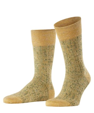 Sosete Barbati Falke Artisanship Socks Galbeni | 4839ZEOFN