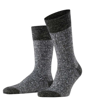 Sosete Barbati Falke Artisanship Socks Negrii | 1285YPHKV