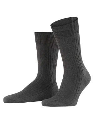 Sosete Barbati Falke Bristol Pure Socks Gri | 8601EXKIB