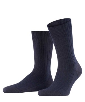 Sosete Barbati Falke Bristol Pure Socks Albastri | 2691RJEIP
